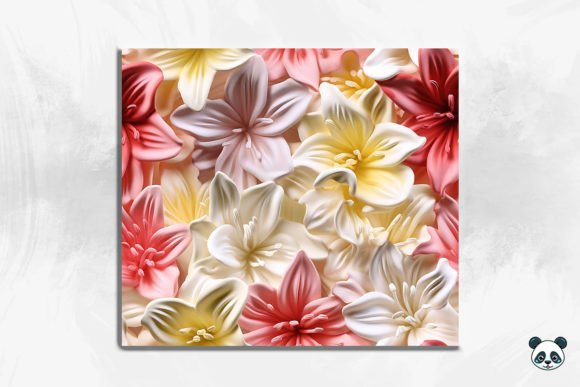 3D Lily Flower Seamless Pattern 2: A Detailed Overview