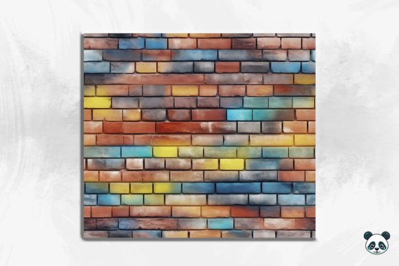 Brick Wall 3D Seamless Pattern 16