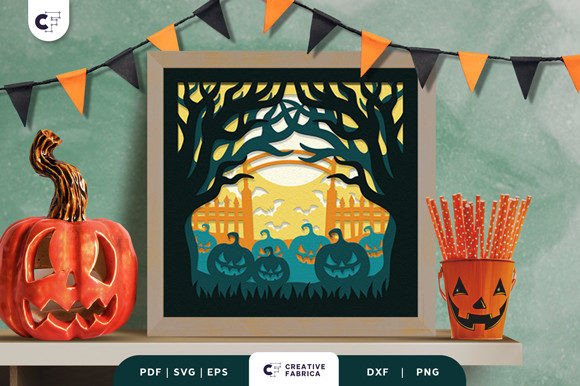 Haunted Scary Forest 3D Shadow Box: A Spooky Addition to Your Creative Toolkit