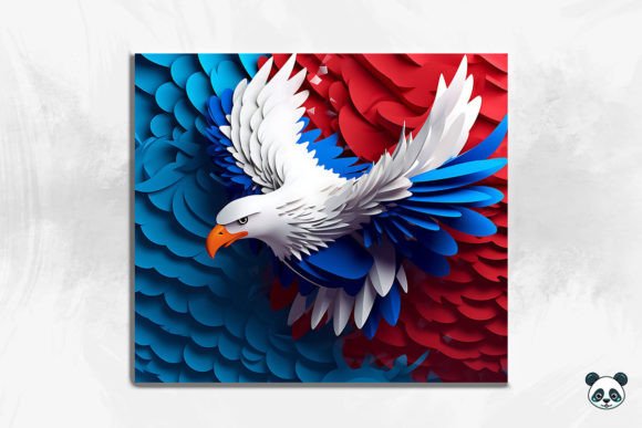 Patriotic Eagle 3D Tumbler Wrap Png 19: A Strategic Design for Creative and Business Use