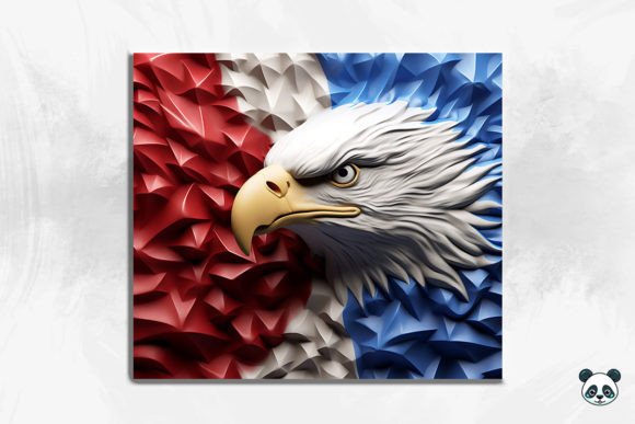Patriotic Eagle 3D Tumbler Wrap Png 21: A Detailed Look at a Versatile Design