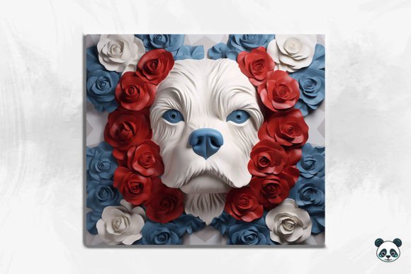 Patriotic Spaniel 3D Tumbler Wrap: A Unique Blend of Art and Functionality